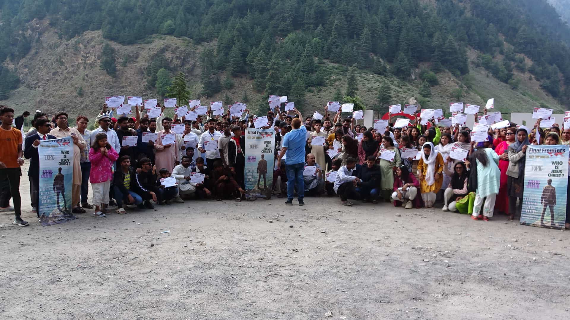 Pakistan summer camp attendees.